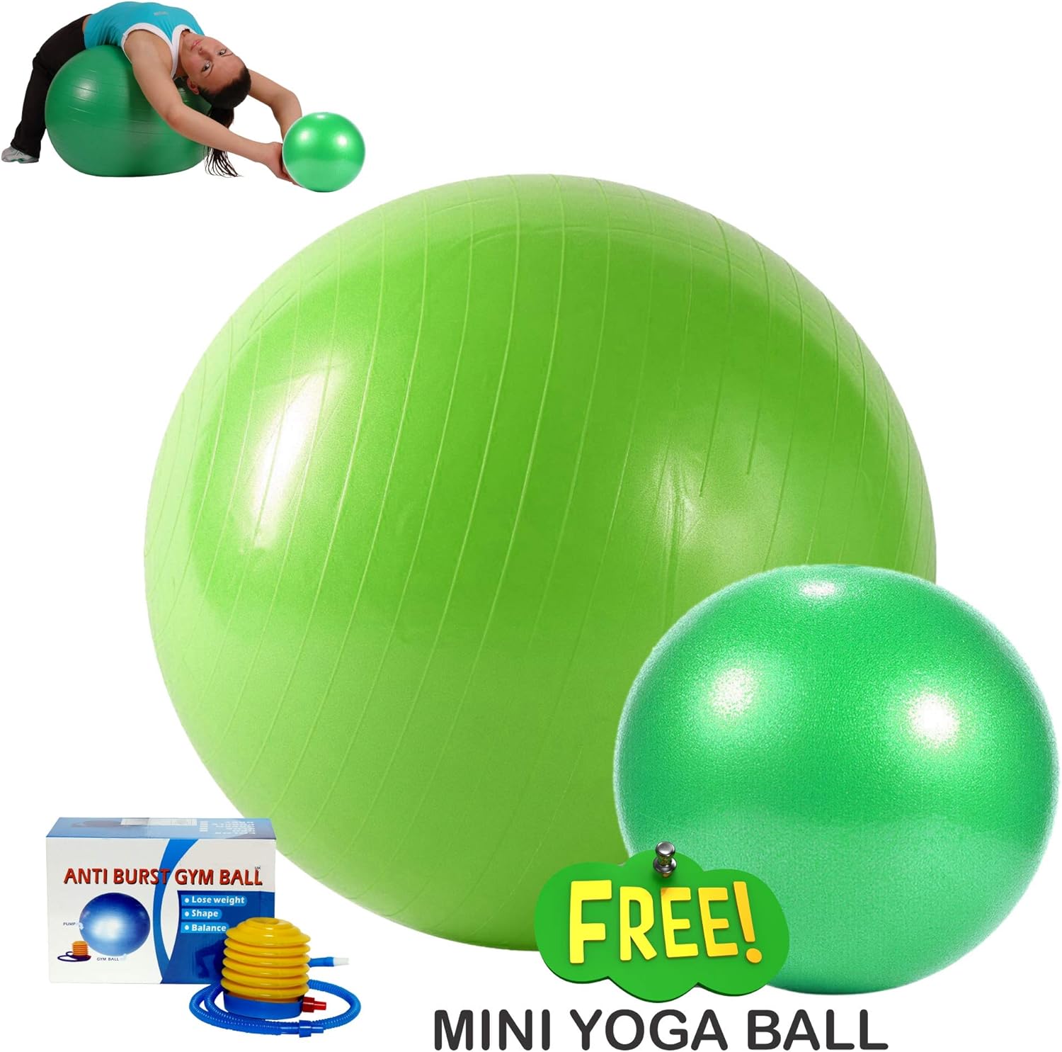 ONEX Exercise Ball, Gym Ball, AntiBurst Ball, Birth Ball, Swiss Ball