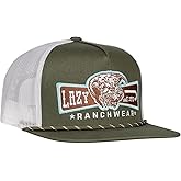 Lazy J Ranch Diamond Banner Classic Rope Trucker Hat - Adjustable Unisex Country Hats, Vintage Trucker Hat, Rope Hat