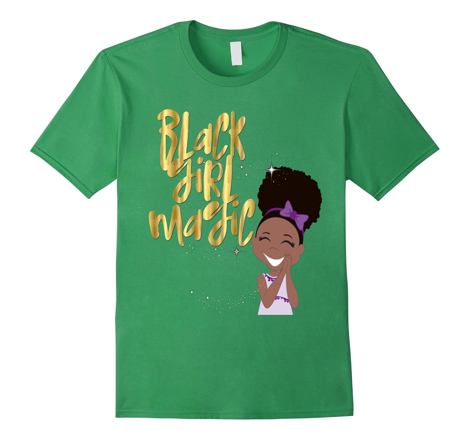 Black Girl Magic Shirt Cute Kids Daughter School MelaninTD theteejob