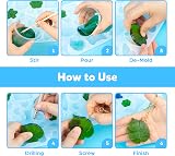 Mocoosy 182 Pcs Resin Keychain Moulds Kit 32 Designs Epoxy DIY Set view 7