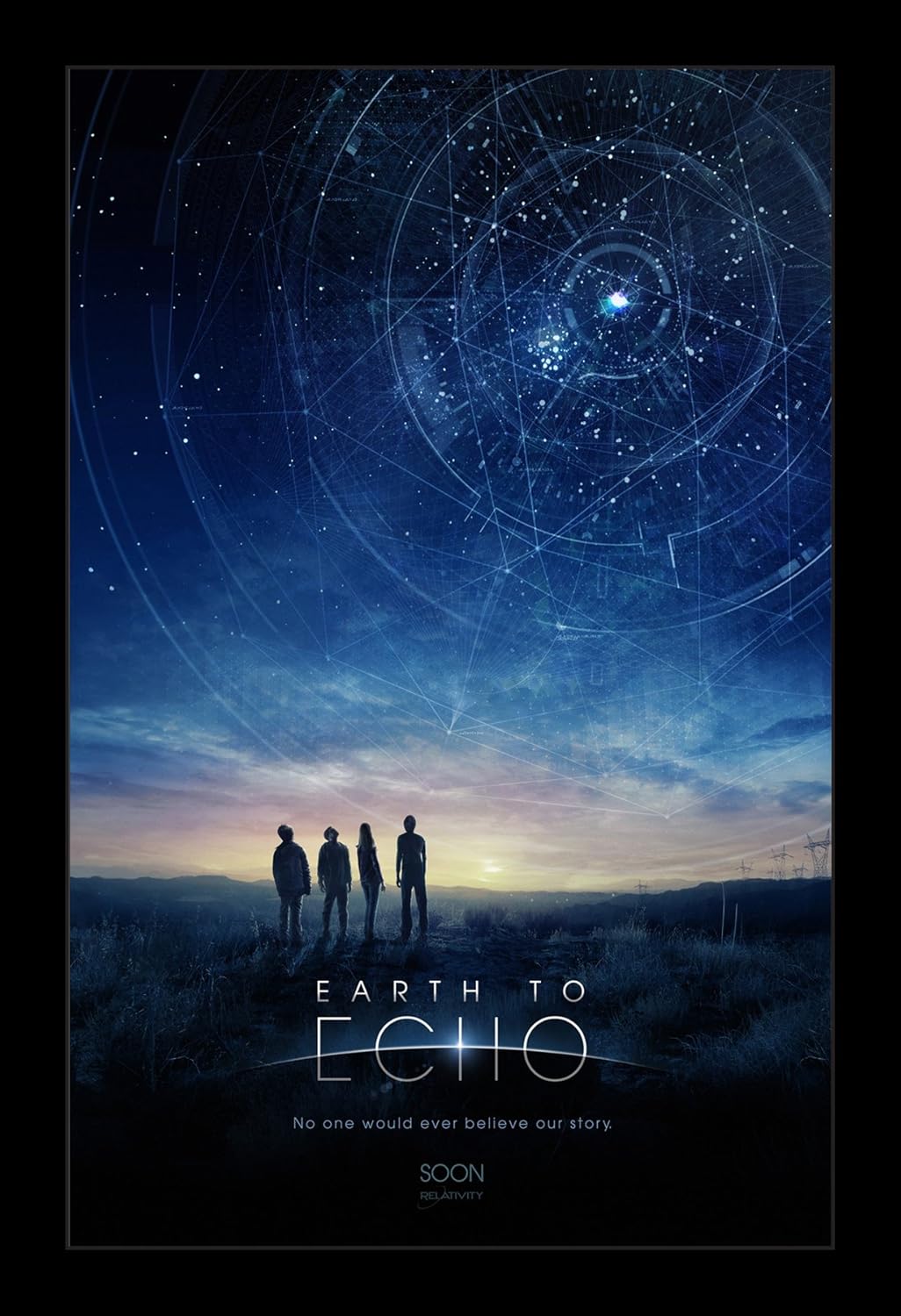 Earth to Echo - 11x17 Framed Movie Poster by Wallspace
