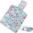 Echome Pilates Reformer Mat Towel with Shoulders, Pilates Reformer Cover with Great Grip, Easy to Wash Light Weight Portable