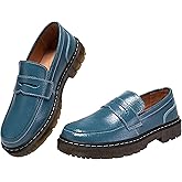 CLAKBLRG Women's Loafers Classic Penny Loafers for Women Fashion Driving Moccasins Women