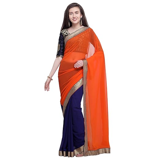 Anand Sarees chiffon with Blouse Piece Saree