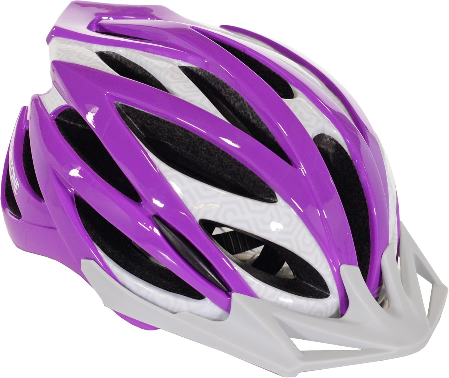 purple bike helmet