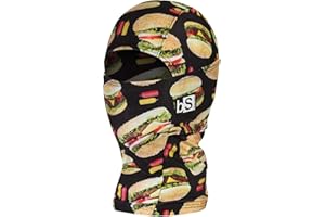 BLACKSTRAP Kids' Hood ExoHinge Balaclava Ski Mask, Helmet Compatible, Keeps Kids Comfortable and Warm, Good Burger