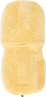 Kaiser Lammfelleinlage für Babyschale 35x 80 cm, Patchwork medizin gerade Form (keine Lammwolle)