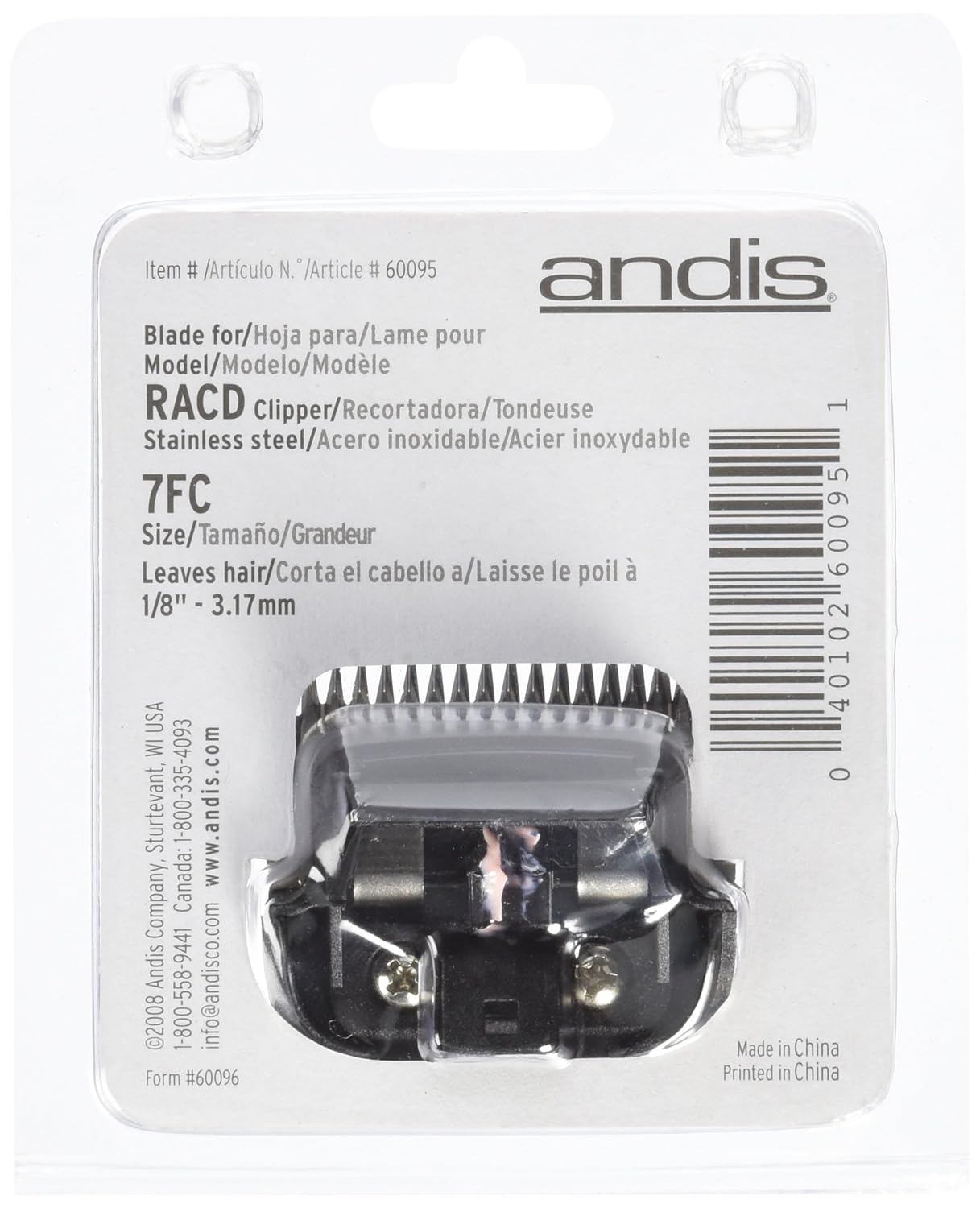 Grooming Andis RACD 5F Pet Blade CHUSQ 60045 Electric Clippers & Blades