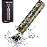VAGARY Professional Electric Hair Clipper for Men,T Blade Beard Hair Trimmer,Clippers Cordless & Rechargeable Electric Shaver