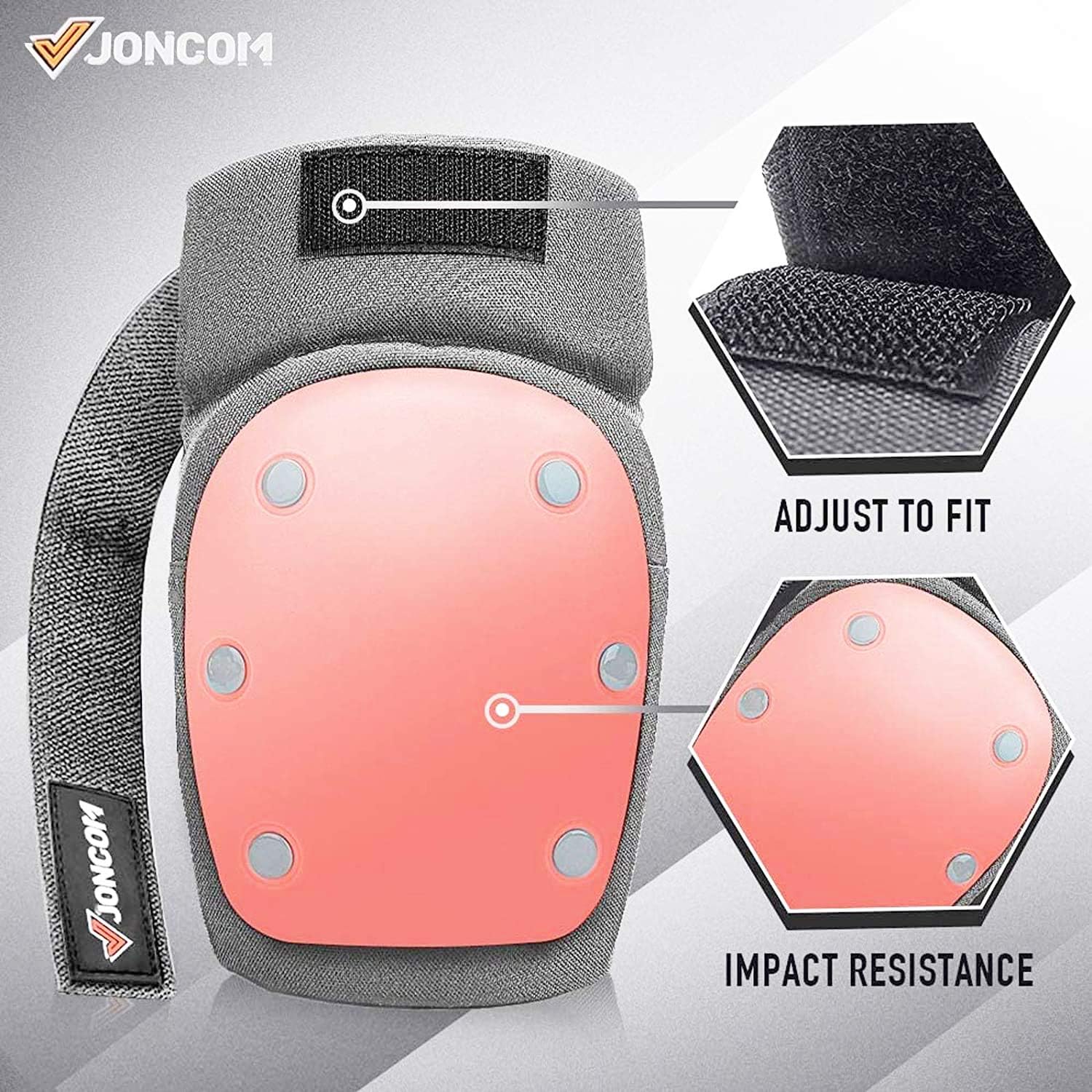 JONCOM Kids Youth Adult Skateboard Elbow Pads Knee Pads with Wrist Guards 3 in 1 Protective Gear Set for Skateboarding Skating Cycling Biking Bicycle Scooter : Sports & Outdoors