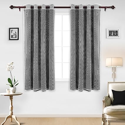 Amazon Com Deconovo Mix And Match Set 2 Black Thermal Insulated