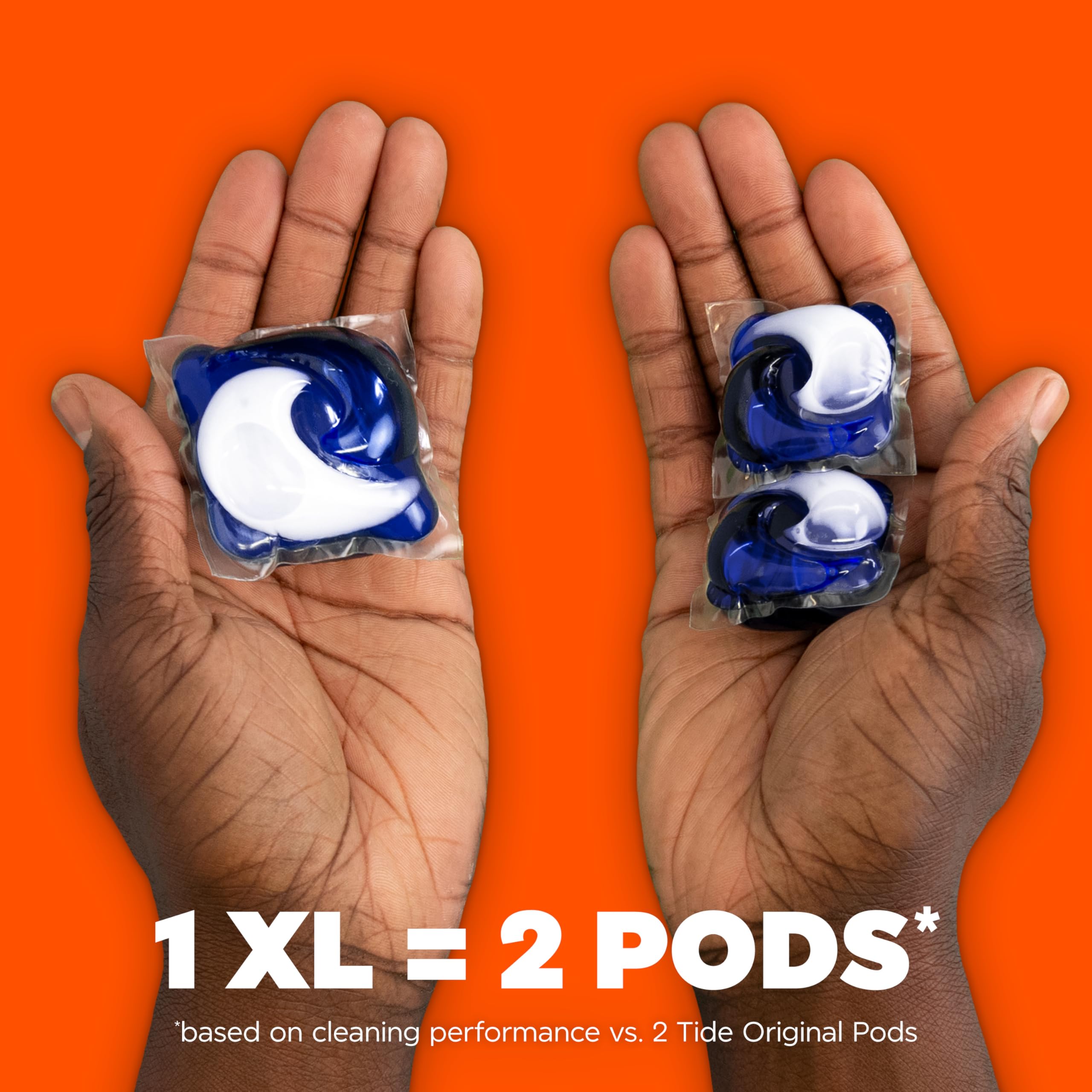 Tide Oxi Boost Power PODS Laundry Detergent Pods, 45 Count, HE Compatible, Stain Remover Plus Oxi Power, Removes Tough Set-In Stains