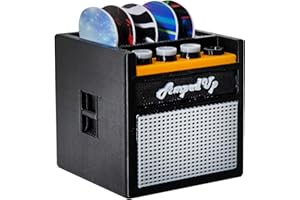 Pick-A-Palooza Mini Guitar Amp Pick Holder – Creative Display for Guitar Plectrums, Ideal Gift for Musicians, Guitarists, and Music Enthusiasts, Great Music Room Decor & Desk Accessories