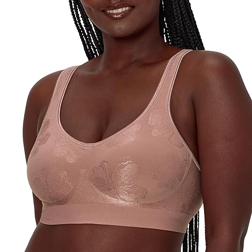 Bali Women's Wireless Bra, Comfort Revolution Full-Coverage Wirefree Bra for Women, Moisture-Wicking