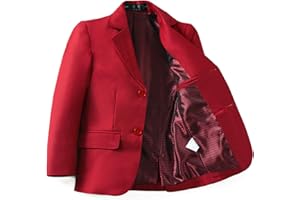 YuanLu Boys Suit Jacket Formal Dress Jacket Slim Fit Sport Coat for Kids