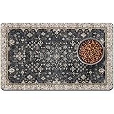 Pet Food Mats for Floor, Absorbent Dog Mat for Food and Water Dispenser Mat, Dog Food Mat Quick Dry Cat Food Mat Pet Supplies