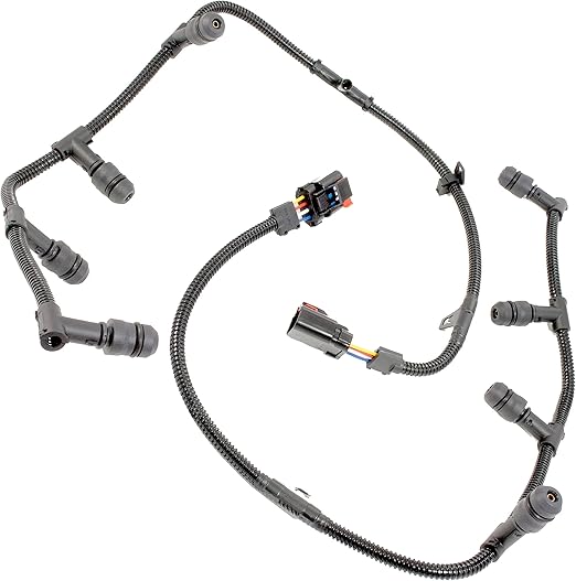 APDTY 112728 Glow Plug Wire Wiring Pigtial Connector Harness Left