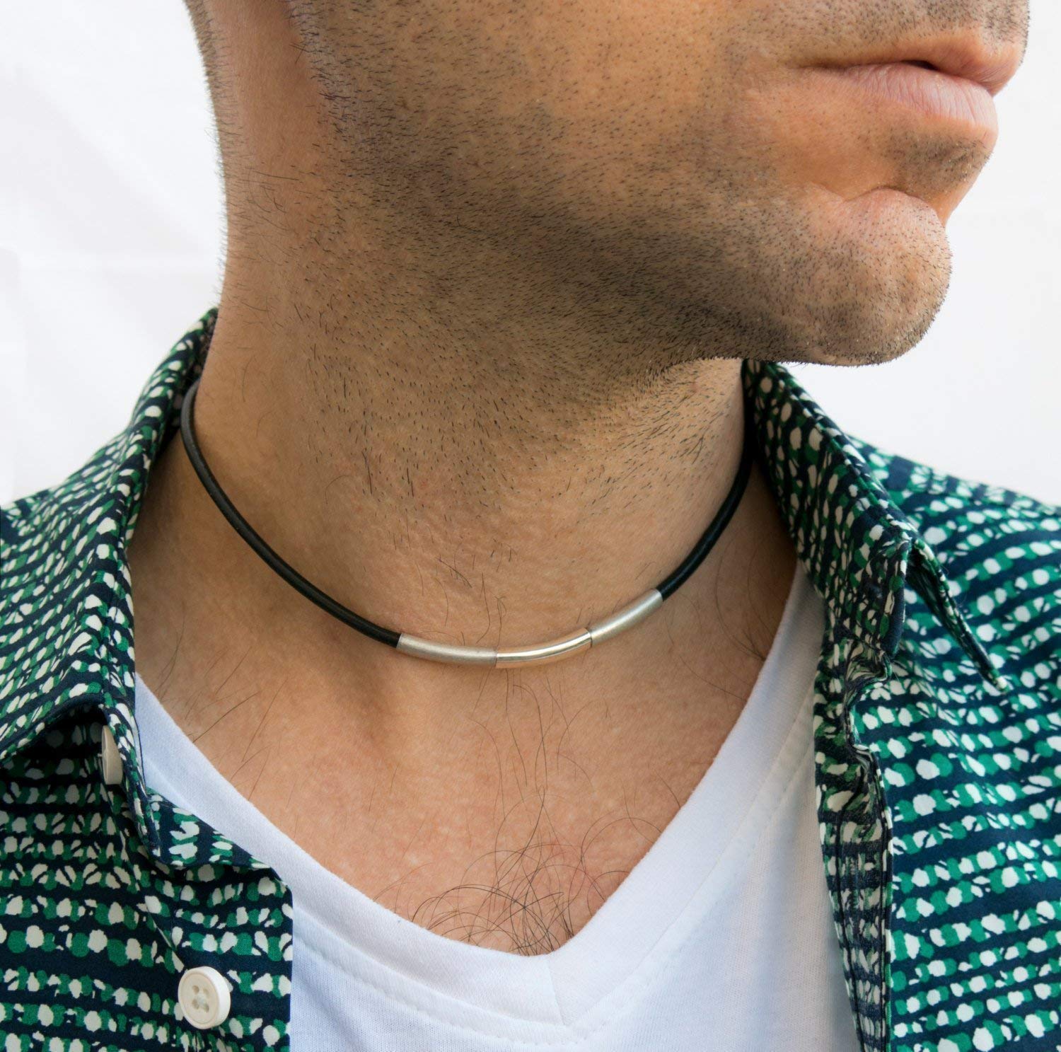 Male Jewelry Mens Necklace Mens Jewelry Guys Jewelry Mens Leather Necklace Mens Choker Necklace