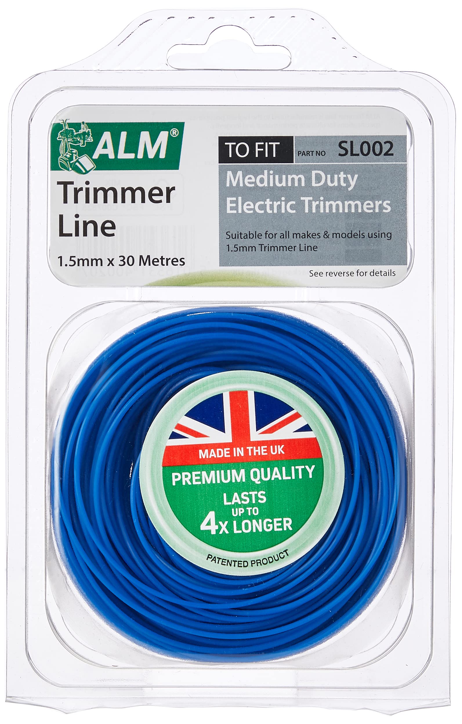 ALM ALMSL002 Trimmer Line 1.5Mm X 30M, Blue