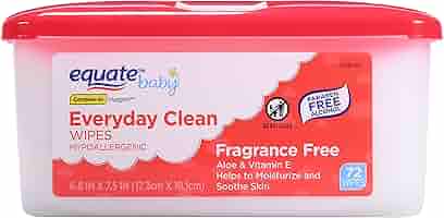 equate fragrance free wipes