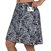 beroy Skorts Skirts for Women,20" Knee Length Skirted for Women,Athletic Skirt with Shorts