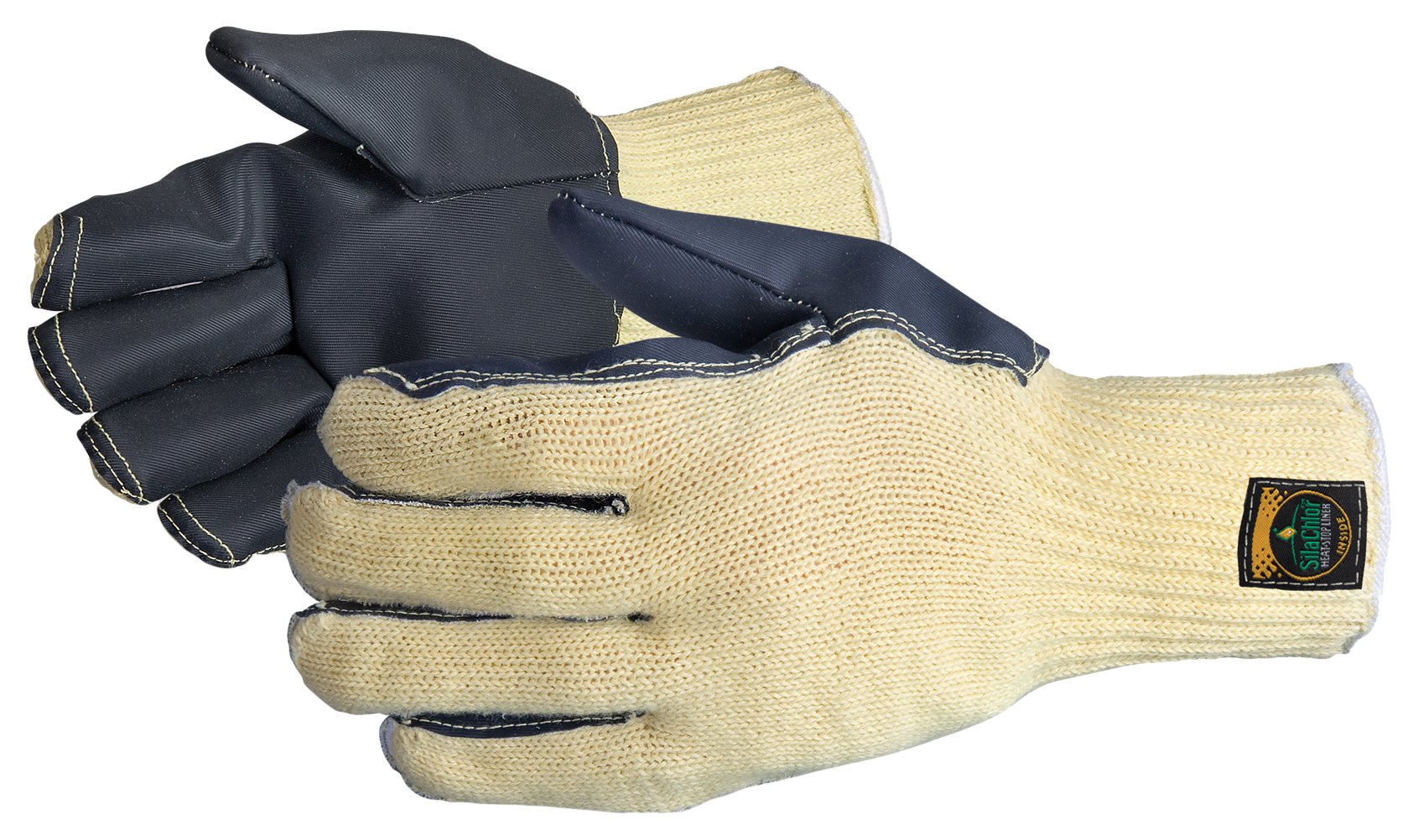 COOL GRIP HEAT-RESISTANT STRING-KNIT GLOVE BLUE XL
