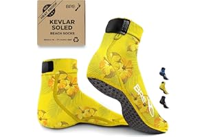 BPS New Zealand ‘Piha’ Beach Volleyball Socks Sand Soccer Socks Sand Proof Beach Booties with Flexible Kevlar Soles