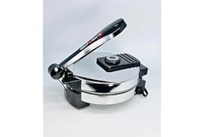 Saachi SA1650 Electric Non-Stick Roti Chapati Flat Bread Wraps/Tortilla Maker with Temperature Control