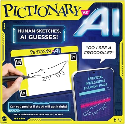 Juegos Mattel Pictionary Vs AI Family Game for 2 4 Players HYB09