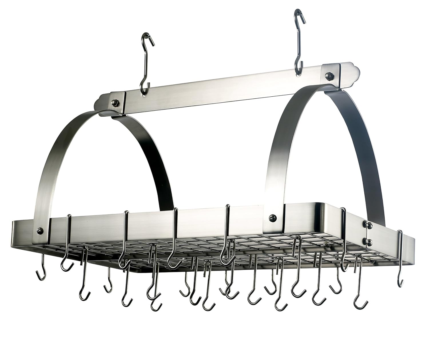 Best black satin pot rack