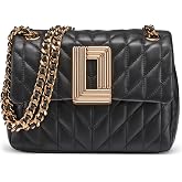KARL LAGERFELD Paris Women's Laffayette Leather Crossbody Bag With Chain Strap