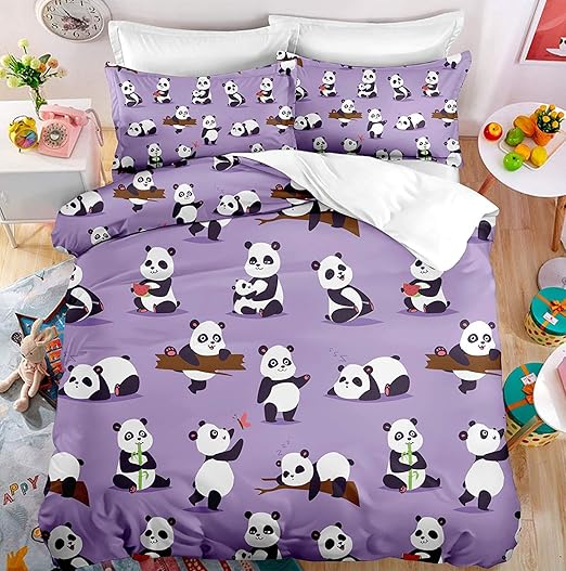 panda comforter baby