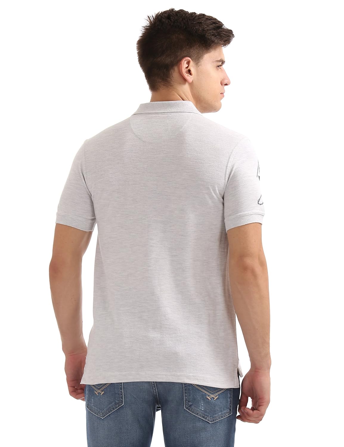 us polo association men's solid regular fit polo