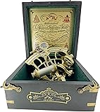 Brass Ship History Sextant Handmade Gift for