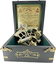 Brass Ship History Sextant Handmade Gift for