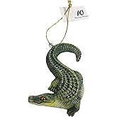 Alligator Ornament Christmas Tree Decoration Polyresin Gator 4 Inch