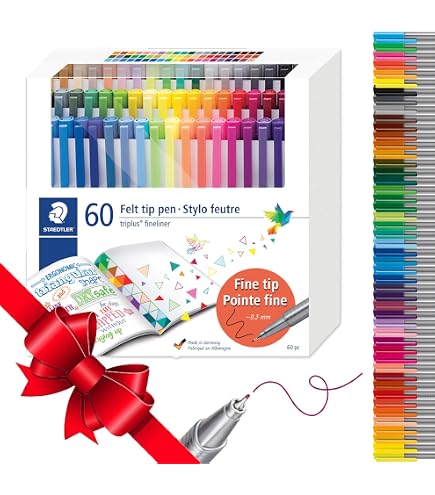 Amazon.com : STAEDTLER 334 C60 Triplus Fineliner Superfine Pen