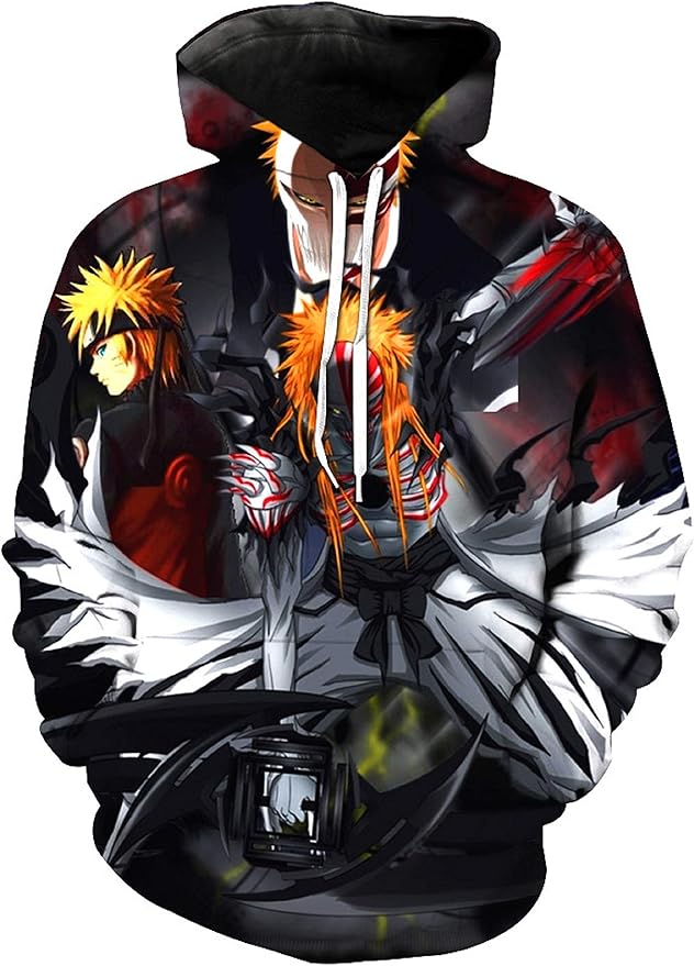 YOYOSHome Anime Bleach Hoodie Kurosaki Ichigo Jackets