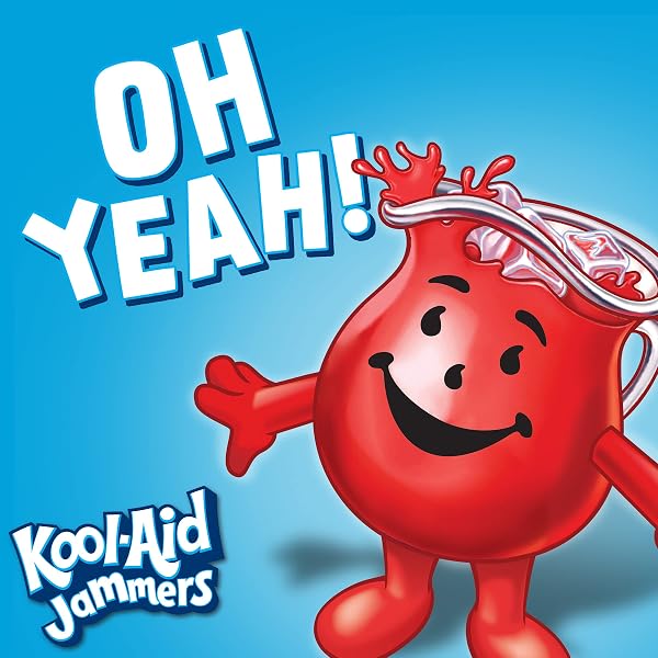 KOOL-AID JAMMERS TROPICAL PUNCH FLAVORED 0% JUICE DRINK, 10 CT BOX, 6 FL OZ POUCHES
