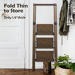 Taranta 3 Step Ladder, Portable Folding Ladder with