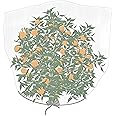 Agfabric Bird Netting 34" Hx28 W Garden Netting Insect Pest Barrier,Plant Cover Fruit Tree Netting Mesh Protection Bag with Drawstring,White