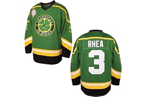 MESOSPERO 3 Ross The BOSS Rhea Hockey Jersey for Men,ST John's Shamrocks Stitched with EMHL Patch White Green Black