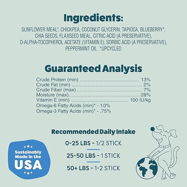 SHAMELESS PETS DENTAL TREATS FOR DOGS, THE TOOTH BERRY – HEALTHY DENTAL STICKS WITH IMMUNE SUPPORT FOR TEETH CLEANING & FRESH BREATH – FREE FROM GRAIN, CORN & SOY