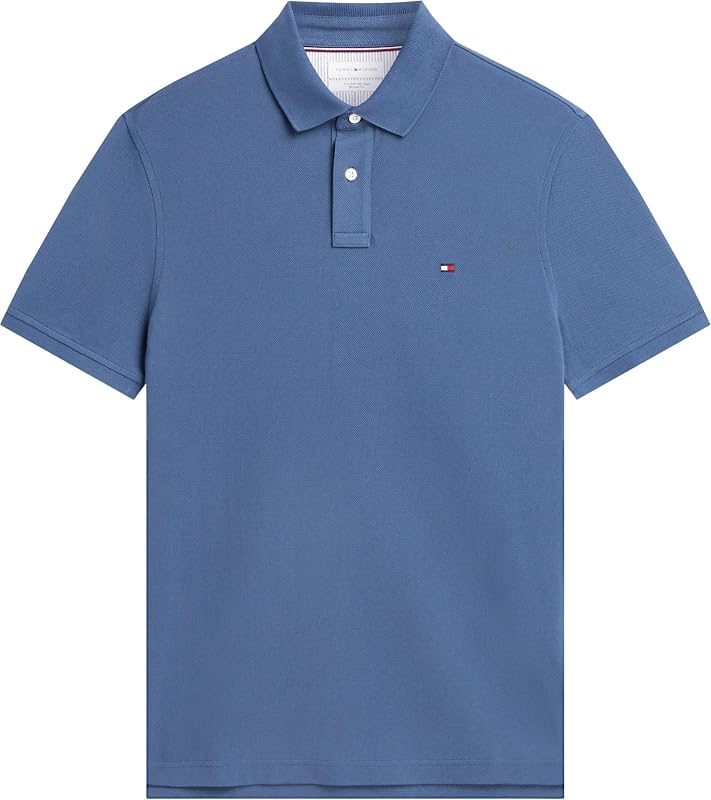 Herren Poloshirt Kurzarm 1985 Regular Fit, Blau (Aegean Sea), L