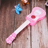 Ynanimery Kids Guitar Ukulele Toy 4 Strings Beginner Music Instrument Pink view 7