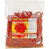 Thai Whole Dried Chili Peppers, Very Hot (7oz)
