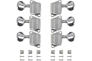 Kluson Plus Series 3 Per Side Tuning Machines, Chrome | KPLUS-3-C