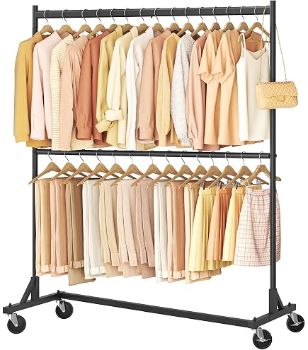 Amazon.com: Double Rail Medium Duty Z Rack Garment Rack : Home
