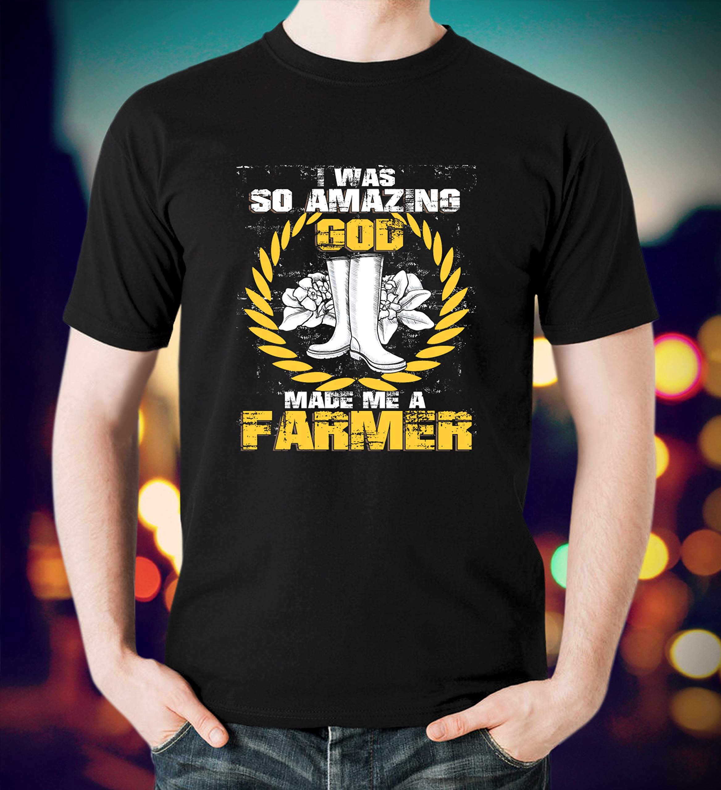 Farmer I Was So Amazing God Made Me A Farmer T Shirt T Shirt | Seknovelty