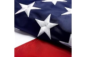 XIFAN Premium American Flag 4x6 Outdoor, Heavy Duty 210D Nylon US Flag, Strongest Longest Lasting with Embroidered Stars/Sewn Stripes/Brass Grommets